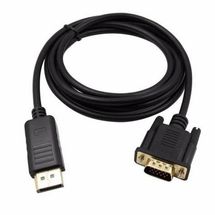 Cabo Conversor de Vídeo  - Displayport (Macho) > VGA (Macho) - 1,8m - F3 - 6972147642747