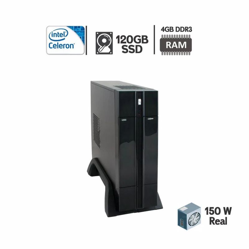 125417-1-SEMINOVO_Computador_WAZ_wazPC_Mini_A6_SSD_Intel_Celeron_SSD_120GB_4GB_DDR3_Fonte_150W_Real_Linux_125417