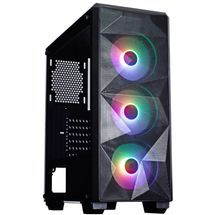 Gabinete Gamer ATX - Redragon Grindor RGB -  Preto (c/ vidro temperado)  GC-510