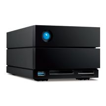 HD Externo 32TB USB 3.2 LaCie 2big Dock - STLG32000400 (USB-C Thunderbolt 3, 7.200RPM IronWolf Pro, Rescue)