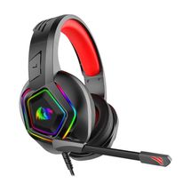 Fone de Ouvido (c/ mic) 3.5mm - RGB - USB - Redragon Medea - Preto H280