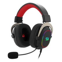 Fone de Ouvido (c/ mic) USB - Redragon Zeus - Preto  / Vermelho - H510-RGB