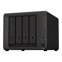 NAS Synology Diskstation 4 baias DS923+ (AMD Ryzen R1600, 4GB DDR4, 2x M.2 nVME, 2x 1GbE LAN, sem discos)