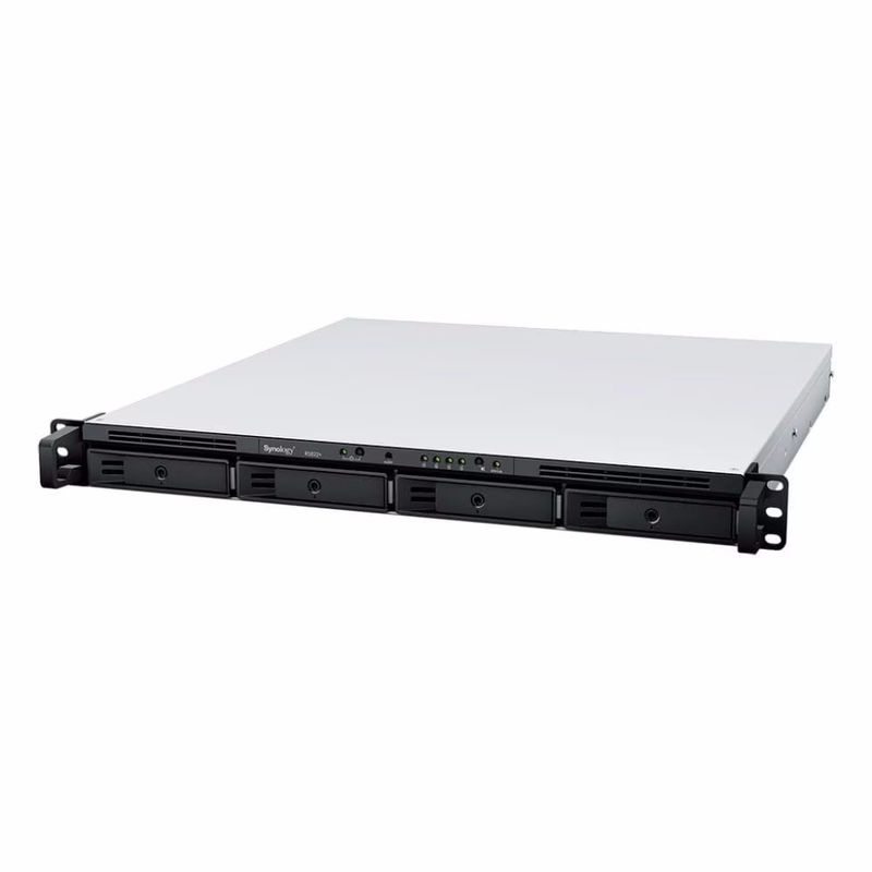 125644-2-NAS_Synology_Rackstation_4_baias_RS822RP_1U_Ryzen_V1500B_2GB_DDR4_4x_1GbE_LAN_1x_PCIe_x8_slot_sem_discos_125644