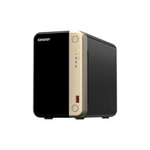 NAS QNAP 2 baias TS-264-8G-US (Intel® Celeron® N5095, 8GB DDR4, 2x GbE LAN, sem discos)