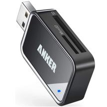 Leitor de Cartão - Externo USB 3.0 - SDHC, SDXC,SD, Micro SD - Anker - 68ANREADER-B2A