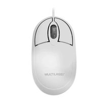Mouse - USB - Multilaser - MO302 - Branco
