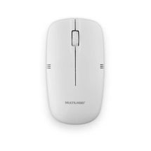 Mouse - Wireless - Multilaser Slim - Branco - MO286