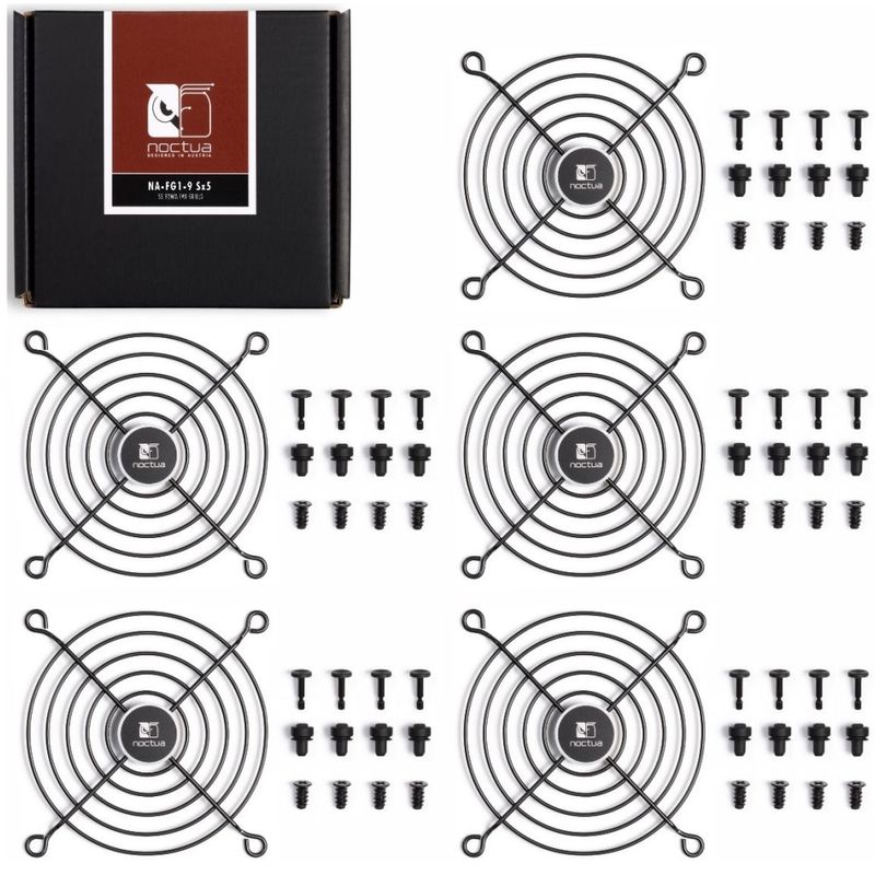 125910-3-Grelha_p_Ventoinhas_Noctua_Fan_Grills_NA_FG1_9_Sx5_p_fans_de_92mm_kit_com_5_unidades_125910