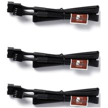 Cabo Extensor p/ ventoinha - 3 pinos ou 4 pinos PWM - 60cm - Noctua - NA-SEC3 (pack c/ 3, preto)