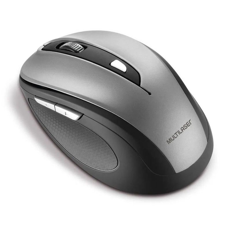 125727-1-Mouse_Wireless_Multilaser_emborrachado_Cinza_MO238_125727