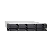 NAS QNAP 12 baias 2U - TS-h1277XU-RP-3700X-32G (AMD Ryzen 7 3700X 8-core,3.4GHz, 32GB, 2x 10GbE SFP+, 2x 10GBase-T)