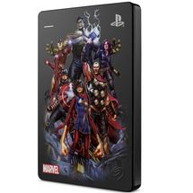 HD Externo Portátil 2TB - USB 3.0 Seagate Game Drive p/ PS4 - Marvel Avengers LE - STGD2000104 - Preto/Azul