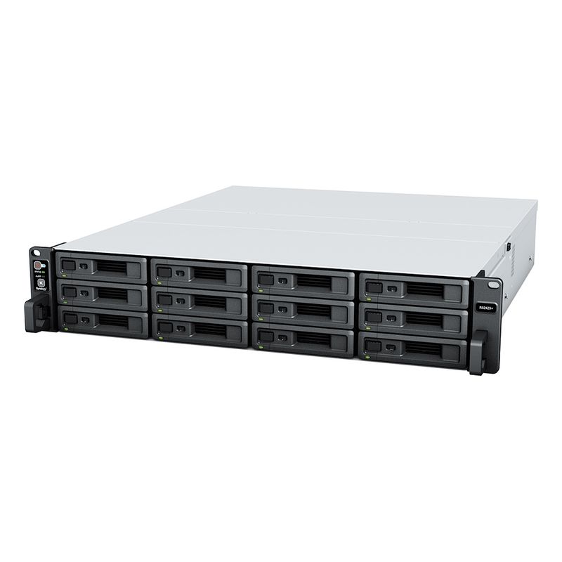 126112-1-NAS_Synology_Rackstation_12_baias_RS2423_3U_AMD_Ryzen_V1780B_8GB_DDR4_2x_1GbE_LAN_1x_10GbE_x8_slots_discos_126112