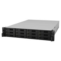 NAS Synology Rackstation 12 baias RS3621xs+ 2U (Intel Xeon D-1543 8GB DDR4, 4x 1GbE LAN, 2x 10GbE, 2x PSU s disco)