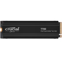 SSD - M.2 (2280 / PCIe NVMe) 2TB Crucial T700 - CT2000T700SSD5 (Gen5, TLC, R/W 12.400MBs/11.800MBs, c/ Dissipador)