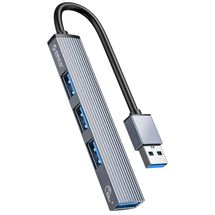 Hub de Aluminio 4 portas USB v3.0 - Orico - AH-A13 - (Cinza)