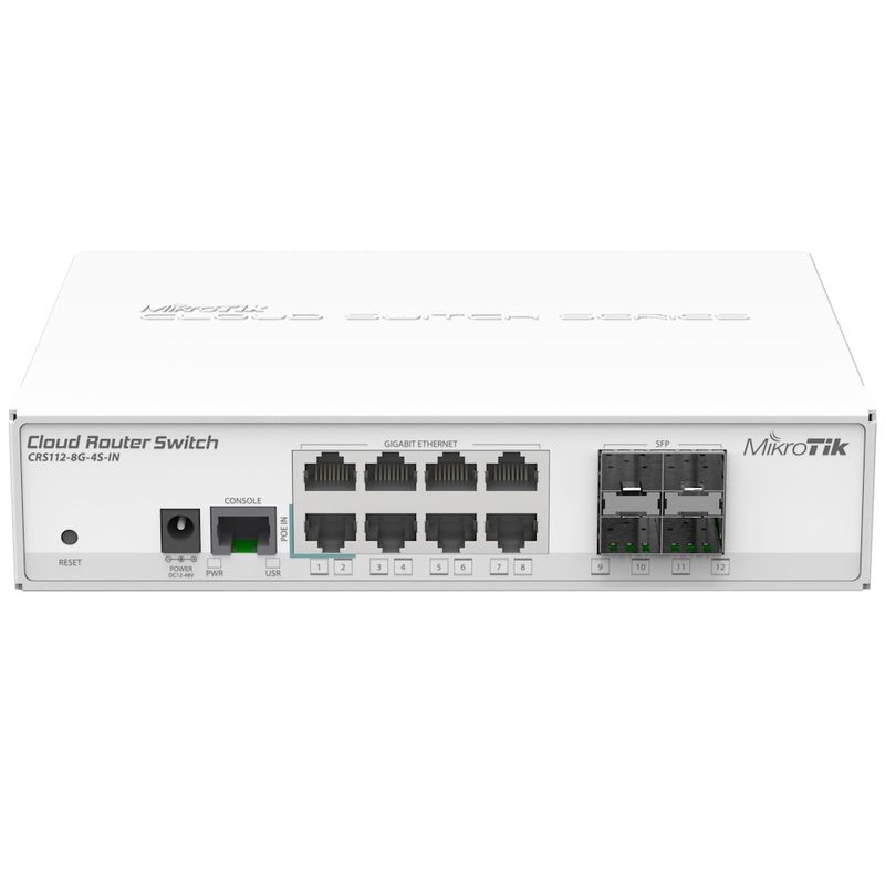 126486-1-Roteador_Cloud_Mikrotik_CRS112_8G_4S_IN_8x_LAN_Gigabit_2x_SFP_400MHz_CPU_128MB_RAM_126486