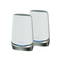 Roteador WiFi 6E NETGEAR RBKE963 Orbi Mesh AXE11000 Quad-Band - RBKE962-100NAS - (Pack 2)