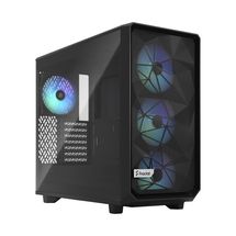 Gabinete ATX - Fractal Design Meshify Lite - TG Light Tint (Preto) - FD-C-MEL2A-03