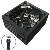 Fonte ATX - 1.000W - Apevia Prestige Series ATX-PR1000W PCIE5.0 (80+ Gold, PCIe 5.0, PFC Ativo, Preta)