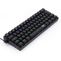 Teclado Mecânico Gamer Lakshmi Rainbow Preto - Redragon - K606R (PT-BROWN)