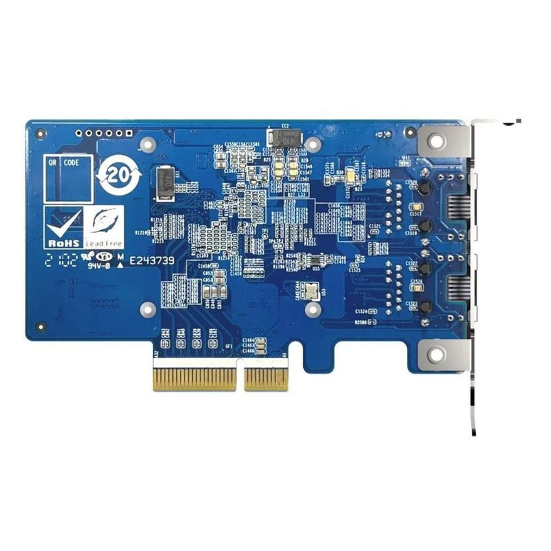 127233-4-Placa_de_Rede_Two_Port_10GbE_Network_Expansion_Card_PCIe_Gen_3_x4_QXG_10G2T_X710_127233