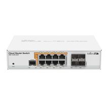 Roteador Cloud Mikrotik CRS112-8P-4S-IN (8x LAN Gigabit, 4x SFP, 400MHz CPU, 128MB RAM)