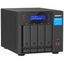 NAS QNAP 4 baias TVS-h474-PT-8G-US (Intel Pentium Gold 2-core CPU, 8GB DDR4 Memory, 2.5 GbE Networking and PCIe Gen 4)