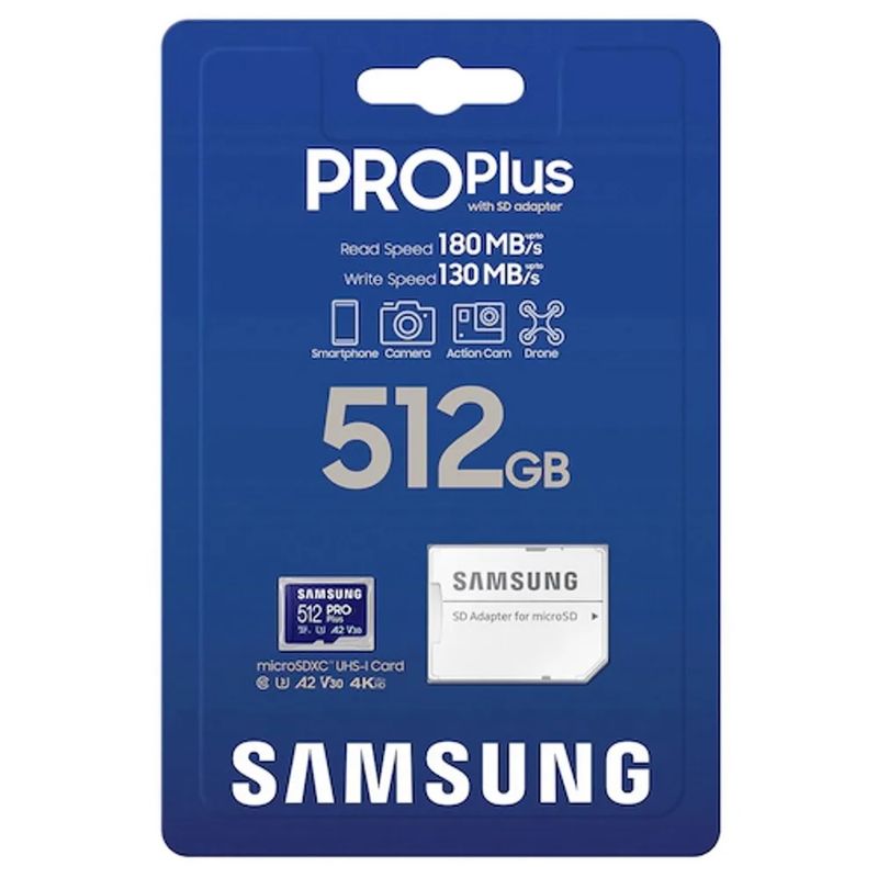 126429-3-Cartao_de_memoria_microSDXC_512GB_Samsung_PRO_Plus_UHS_I_U3_A2_V30_c_Adaptador_MB_MD512SA_AM_126429