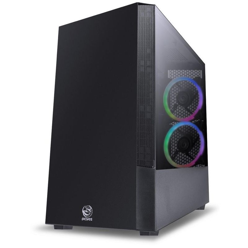 127337-1-Gabinete_Pcyes_Gravity_Mid_tower_RGB_ATX_Micro_ATX_2_Fans_Preto_GRPTRGB1FV_127337