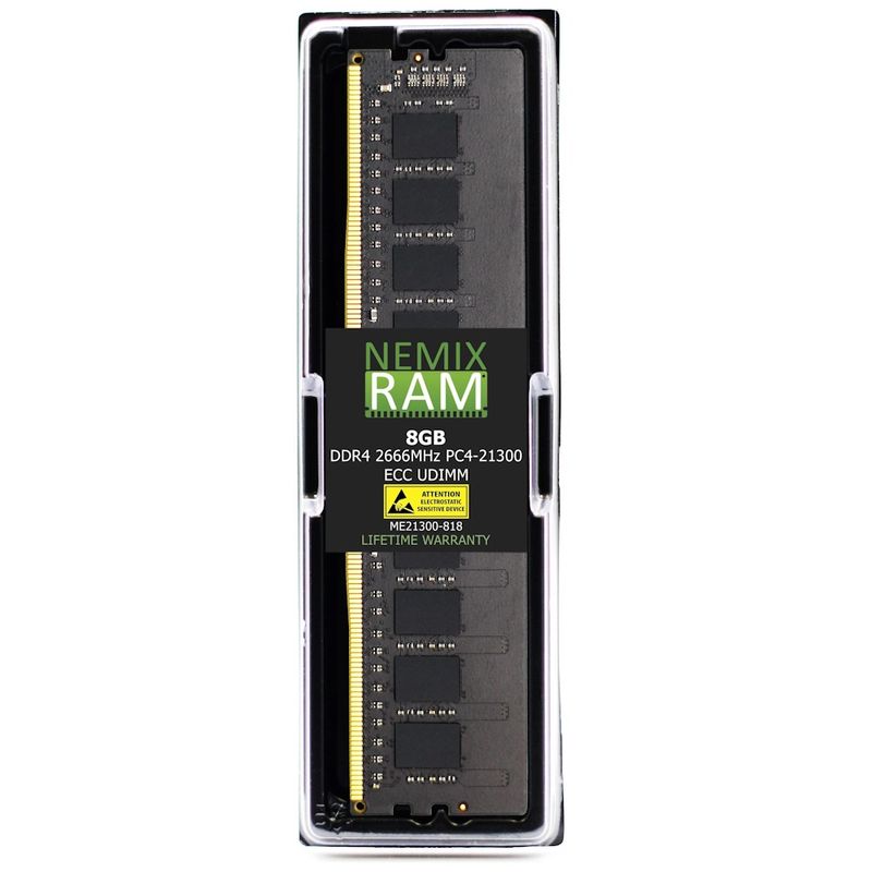 127504-1-Memoria_Servidor_DDR4_8GB_3200MHz_Unbuffered_ECC_Nemix_RAM_DELL_ME25600_818D1K1_ECC_UDIMM_127504