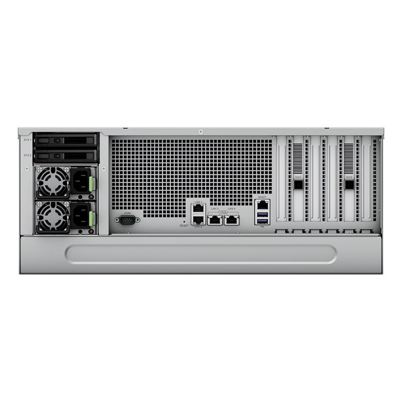 127450-6-NAS_Synology_High_Density_HD6500_60_baias_4U_2x_Xeon_4210R_64GB_DDR4_2x_1GbE_e_2x_10GbE_LAN_220V_sem_discos_127450