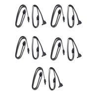 Kit c/ 10 Cabos SATA (Dados) - 40cm c/ trava ASUS - Preto - P/N: 14013-00024900