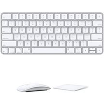Kit Teclado Apple Magic com Magic Mouse e Trackpad (2021, Branco)