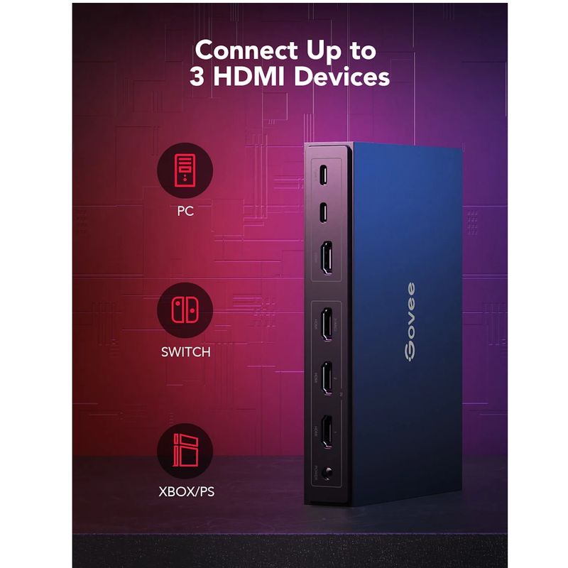 127225-5-Kit_Sync_Box_Govee_AI_Gaming_Sync_Light_Bars_H6601111_127225