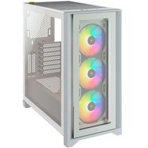 Gabinete - Corsair iCUE 4000x RGB  - Branco - CC-9011205-WW
