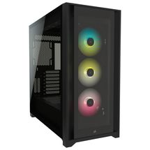 Gabinete - Corsair ICUE 5000X RGB  - Preto - CC-9011212-WW