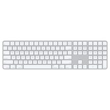 Teclado Apple Magic - MK2C3LL/A (Prata com teclas brancas, Wireless, Leiaute Inglês)