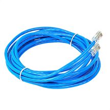 Cabo de Rede 2,3m c/ conectores (Patch) - Cat5 Azul