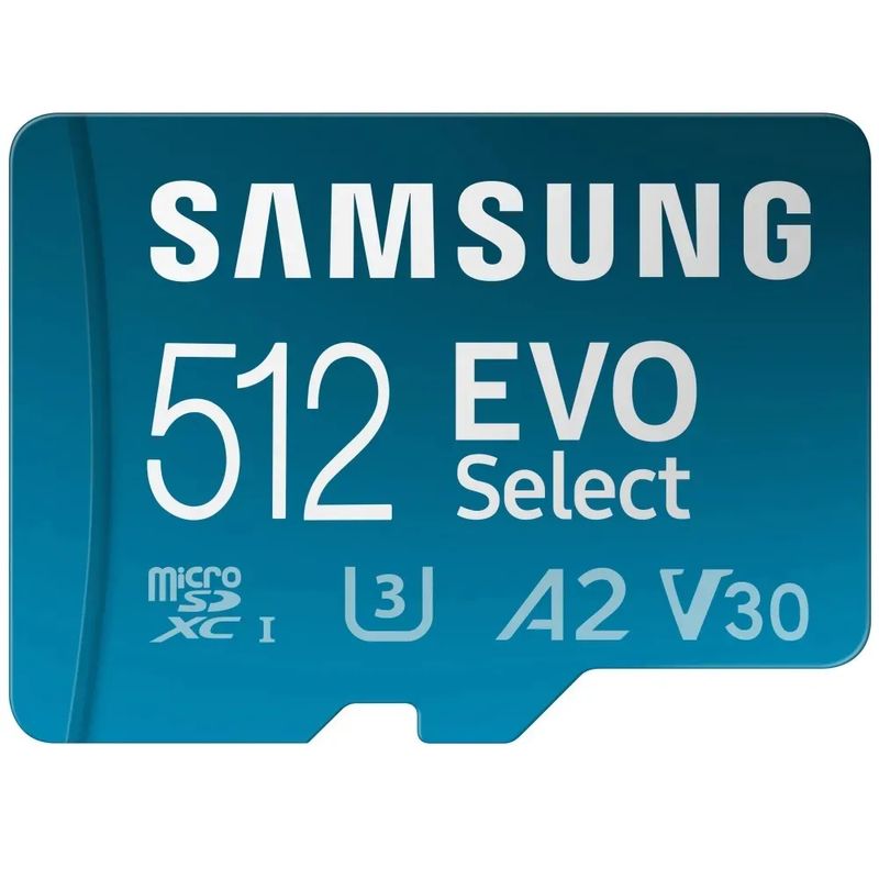 129884-3-OPEN_BOX_Cartao_de_memoria_microSDXC_512GB_Samsung_EVO_Select_UHSI_U3_A2_V30_c_Adaptador_MB_ME512KA_AM_129884