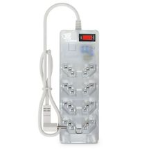 DPS - 8 tomadas - iClamper Energia 8 - Transparente - 026776