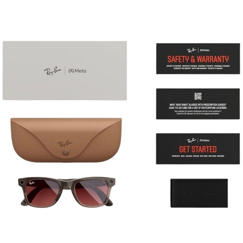 129991-5-Oculos-VR_Ray_Ban_Meta_Wayfarer_Cor_da_armacao_Pedra_quente_brilhante_transparente_Cor_da_lente_Melancia_vermelha_129991