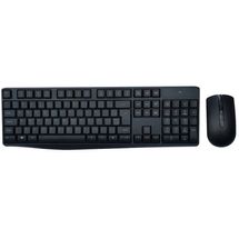 Teclado e Mouse Sem Fio CS 100 Multilaser TC269 - 2.4 GHz, USB, 1600DPI, Preto