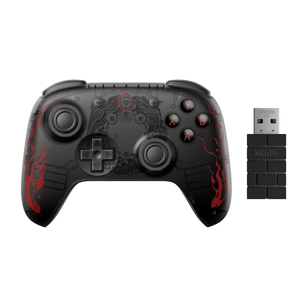 Controle Wireless 8BitDo - Ultimate 2C Black Myth Wukong - 81HD05 - Waz