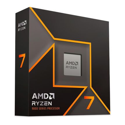 Waz Processador AMD Ryzen 7 9700X (AM5 - 8 núcleos / 16 threads - 5.5GHz) - 100-100001404WOF image