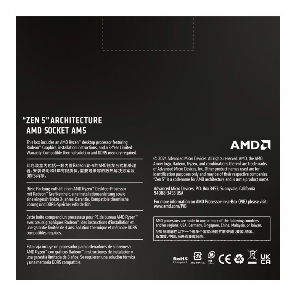 今季一番 Processador AMD Ryzen 9 9950X (AM5 - 16 núcleos / 32 threads Cpu
