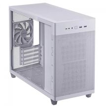 Gabinete mATX - ASUS AP201 PRIME GLASS  WHITE EDITION - 90DC00G3-B30010