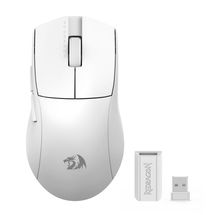 Mouse Gamer USB Redragon King Pro - Branco (7 Botões, 26000 DPI) M916W-PRO-1K