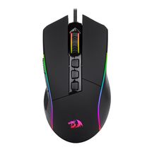 Mouse Gamer USB Redragon Plank RGB - Preto (9 Botões, 16000 DPI) M812-RGB